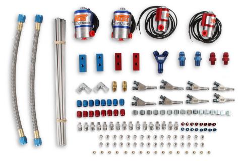 Pro Race Fogger Professional Nitrous System Pro Race Fogger Professional Nitrous System V8 Systems W/Stainless Soft Plume Nozzles Without Bottle NOS