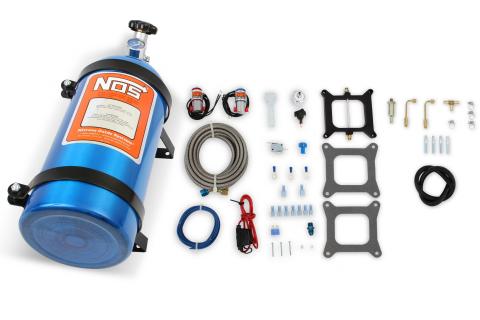 Powershot Holley 4Bbl Powershot Series Nitrous System Fits Holley 4150 And Carter Afb Late 125 HP Includes Blue 10 Lb Bottle NOS