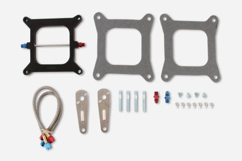 Big Shot Injector Plate Big Shot Injector Plate W/Jets & Plumbing Holley Square Bore V8 NOS