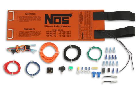 Nitrous Bottle Heater Nitrous Bottle Heater For 10 & 15 Lb Bottles 12 Volt Dc W/ Thermostat NOS