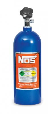 Nitrous Bottle 5 Lb Nitrous Bottle W/ Blue Finish & Super Hi Flo Valve NOS