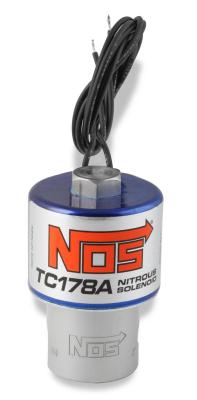 Nitrous Solenoid Blue Tc178 High Flow Nitrous Solenoid With A 0.178 Outlet Orifice And Aluminum Base NOS
