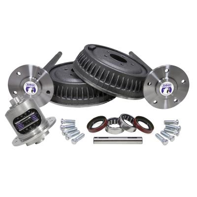5 Lug Conversion Kit W/Dura Grip Posi For '63-'69 GM 12-Bolt Truck 12T '63-'69 5 Lug Rear Axle Conv Kit W/ Axles Drums & 3.42&Dwn Duragrip 30 34 Inch 30 Spline 5X5 Yukon Gear
