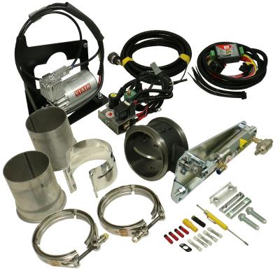 Exhaust Brake 2003-2005 Dodge Air Actuated Remote Mount Valve 4in Exhaust c/w Air Compressor BD Diesel