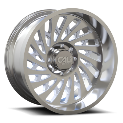 Cast Aluminum Wheels Switchback 9108 PO 22x12 Polished 5 On 139.7 Bolt Pattern -51 Offset Cali Offroad Wheels