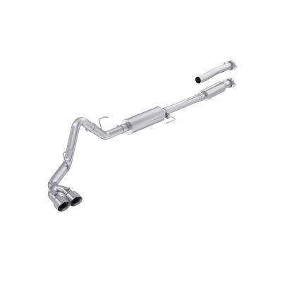 21-Present Ford F-150 2.7L/ 3.5L EcoBoost and 5.0L, Armor Pro 3-Inch Cat-Back Single Side with Dual Outlet MBRP