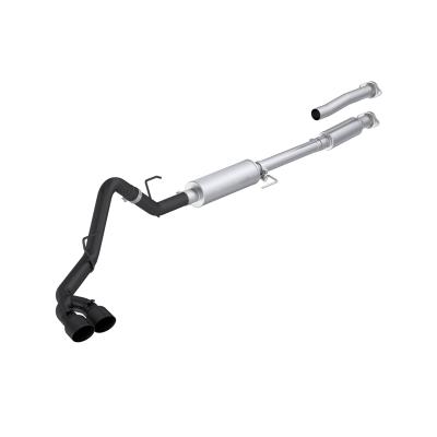 21-Present Ford F-150 2.7L/ 3.5L EcoBoost and 5.0L, Armor BLK 3-Inch Cat-Back Single Side with Dual Outlet MBRP
