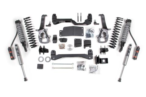 12 Ram 1500 4WD 4 Inch Suspension Lift Kit, 2 Inch Rear Lift, Spacer - Fox 2.5 Performance Elite Series C/O, Fox 2.5 Performance Elite Series Shocks BDS Suspension