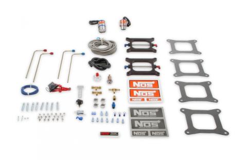 Cheater 2X4 Holley 4-Bbl / Carter Afb Cheater Nitrous System V8 Dual Holley 4 Bbl / Dual Carter Afb (Late) 4 Bbl 150-250 Hp With 10 Lb Bottle NOS