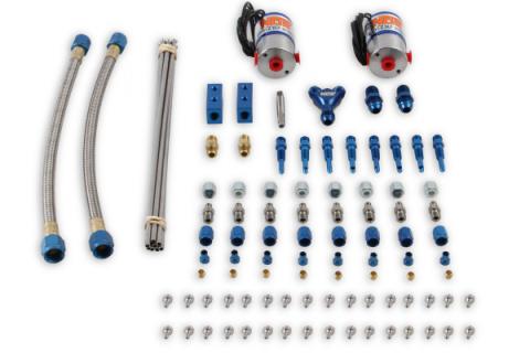 Dry Professional Nitrous System V8 Systems W/Fan Spray Nozzles Without Bottle NOS