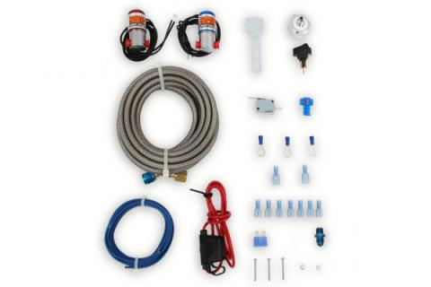 Powershot Holley 4Bbl Powershot Series Nitrous System Fits Holley 4150 And Carter Afb Late 125 HP Includes Blue 10 Lb Bottle NOS