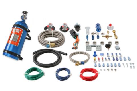 Import Nitrous System Dry Design Import Nitrous Dry System 40-75 Hp Includes 10Lb Blue Bottle NOS