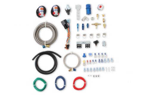 Import Nitrous System Dry Design Import Nitrous Dry System 40-75 Hp Includes 10Lb Blue Bottle NOS