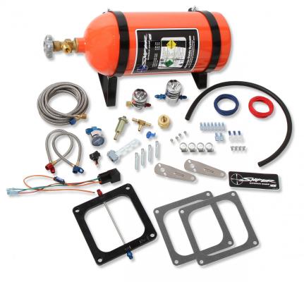 Sniper Wet Nitrous Plate Kit 4500 Dominator Adjustable From 150-250 Horsepower Includes 10 Lb Sniper Orange Bottle 4500 Plate And Installation Items NOS