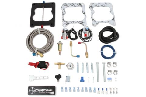 Sniper Wet Nitrous Plate Kit Quadrajet Adjustable From 100-150 Horsepower Includes 10 Lb Sniper Orange Bottle Spreadbore Plate And Installation Items NOS