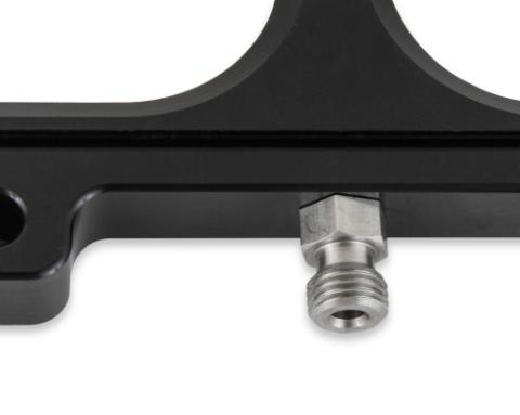 Dry Nitrous Plate For Holley LS Hi-Ram EFI Intake Manifolds-Black 1-Piece Billet Aluminum With Black Anodized Finish NOS