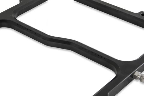 Dry Nitrous Plate For Holley LS Hi-Ram EFI Intake Manifolds-Black 1-Piece Billet Aluminum With Black Anodized Finish NOS