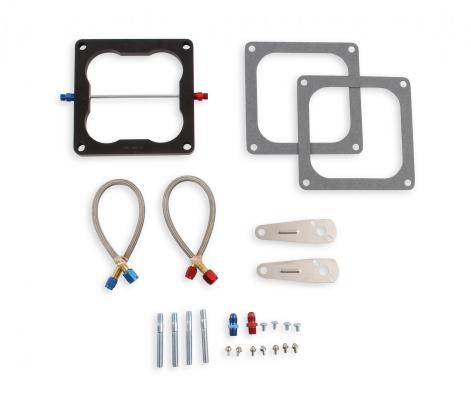Big Shot Injector Plate Big Shot Injector Plate W/ Jets &amp; Plumbing Holley Dominator V8 NOS