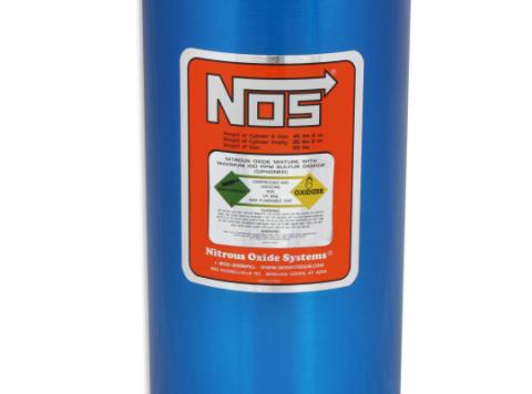 Nitrous Bottle 20 Lb Nitrous Bottle W/ Blue Finish &amp; Super Hi Flo Valve NOS