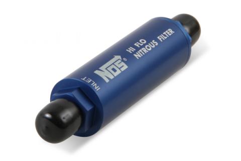 Nitrous Filter High Pressure Nitrous Filter High Pressure -6An X -6An In-Line Billet Aluminum (140 Micron) NOS