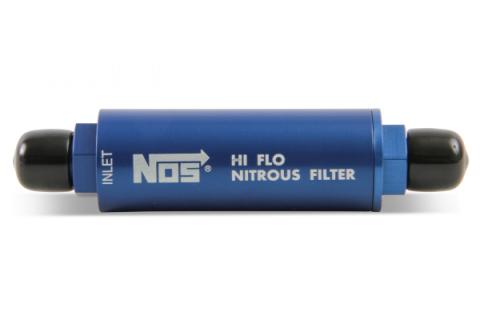 Nitrous Filter High Pressure Nitrous Filter High Pressure -6An X -6An In-Line Billet Aluminum (140 Micron) NOS
