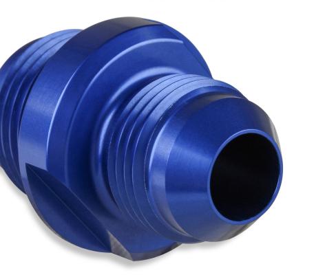 In-Line Hi-Flow Nitrous Filter 6An Blue High Pressure Nitrous Filter -6An X -6An In-Line Billet Aluminum (140 Micron) NOS