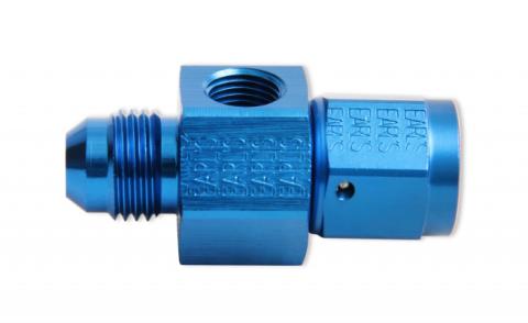 Nitrous Bottle Gauge/Purge Kit Adapter -4An Swivel Type 1/8 Npt In Hex NOS