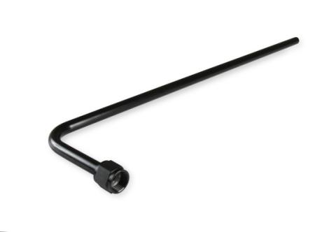 90 Degree Nitrous Bottle Blowdown Tube Black Racer Safety Black Aluminum 90 Degree Blowdown Tube NOS