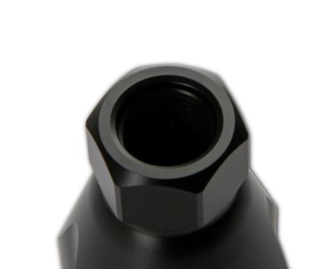 Showerhead Distribution Block Inlet -8 An O-Ring Female Port Outlet: (4) X -6 An O-Ring Female Port No Fittings Black Anodized NOS
