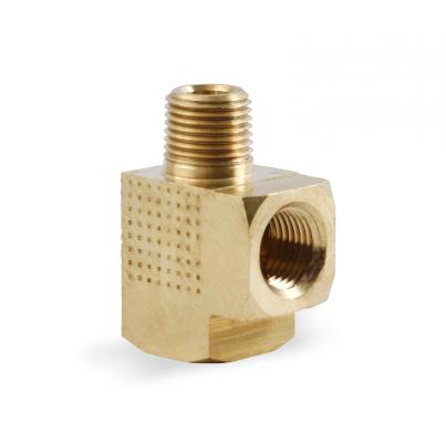Brass Adapter T Fitting 1/8 Npt Female 1/8 Npt Male 1/8 Npt Female NOS