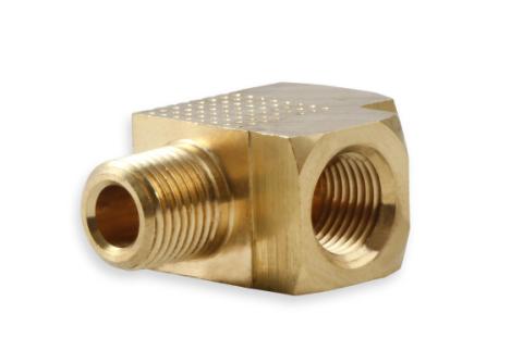 Brass Adapter T Fitting 1/8 Npt Female 1/8 Npt Male 1/8 Npt Female NOS