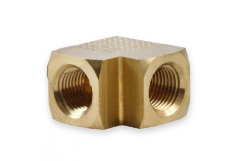 Brass Adapter T Fitting 1/8 Npt Female 1/8 Npt Male 1/8 Npt Female NOS