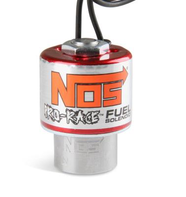 Fuel Solenoid Red Pro Race Fuel Solenoid W/ Bottom Exit NOS