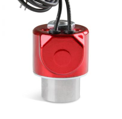 Fuel Solenoid Red Pro Race Fuel Solenoid W/ Bottom Exit NOS