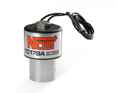 Nitrous Solenoid Black Tc178 High Flow Nitrous Solenoid With A 0.178 Outlet Orifice And Aluminum Base NOS