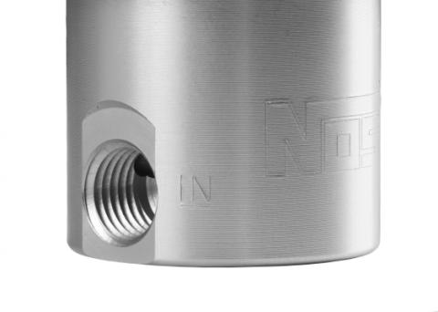 Nitrous Solenoid Black Tc178 High Flow Nitrous Solenoid With A 0.178 Outlet Orifice And Aluminum Base NOS