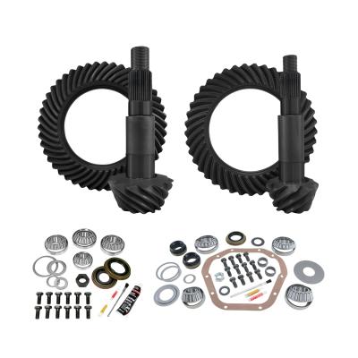 Re-Gear &amp; Install Kit D60 Reverse/Thick Front D80 Rear Ford F350 5.13 00-16 F350 Drw 5.13 Gear/Kit Package D80 Rear (4.10&amp;Up Case)/ D60 Rev Thick (4.10&amp;Down Case) Yukon Gear