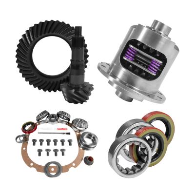 8.8 Inch Ford 3.27 Rear Ring &amp; Pinion Install Kit 31 Spline Posi 2.53 Inch Axle Bearings 8.8 Ford 3.27 Rear R&amp;P Gear/ Install Kit Package With 31 Spline Posi &amp; Ak 1559 Axle Bearings (2.53 Inch Od) Yukon Gear