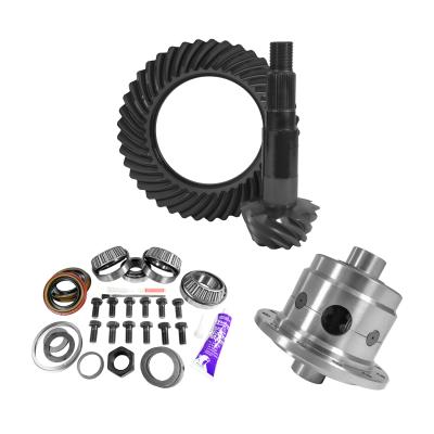 11.25 Inch Dana 80 4.30 Rear Ring &amp; Pinion Install Kit 35 Spline Posi 4.375 Inch Bearing D80/ 11.25 Inch Dana 4.30 Rear R&amp;P Gear/ Install Kit Package With Posi 4.375 Inch OD Head Bearing Yukon Gear