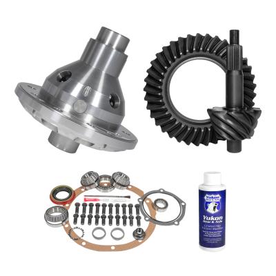 Muscle Car Limited Slip &amp; Re-Gear Kit For Ford 9 28 Spline 3.89 Ratio 9.0 Inch Ford Rear 3.89 Ratio R&amp;P Gear/ Install Kit Package With 28 Spline T/L Posi (2.89 Inch Do/ OE Support) Yukon Gear