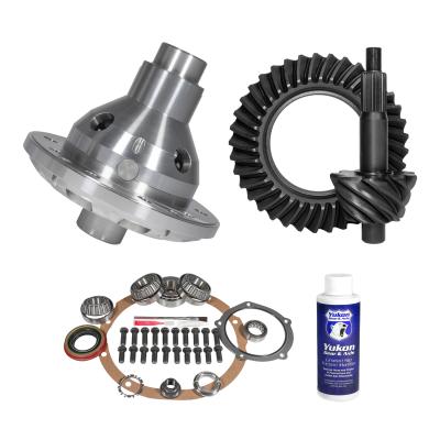 Muscle Car Limited Slip &amp; Re-Gear Kit For Ford 9 28 Spline 3.70 Ratio 9.0 Inch Ford 3.70 Ratio R&amp;P Gear/ Install Kit Package With 31 Spline T/L Posi (Fits 2.89 Inch Do/ Daytona Ps) Yukon Gear