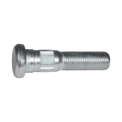 Wheel Hub Stud For GM 1-Ton Trucks Chevy 1 Ton Wheel Hub Stud 9/16-18 Serrated .650 Inch Knurl 2-17/32 Inch Length Yukon Gear