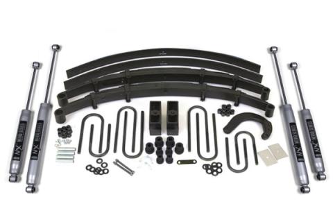 6 Inch Lift Kit Chevy/GMC 3/4 Ton Truck/Suburban 73-76 4WD Leaf Springs W/NX2 Shocks