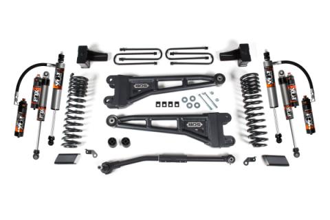 2.5 Inch Lift Kit w/ Radius Arm Ford F450 Super Duty 20-22 4WD Diesel &amp; Gas Fox 2.5 Performance Elite Shocks