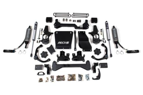6.5 Inch Lift Kit FOX 2.5 Coil-Over Conversion Silverado/Sierra 2500HD/3500HD 01-10 Diesel Leaf Springs Fox 2.5 Performance Shocks