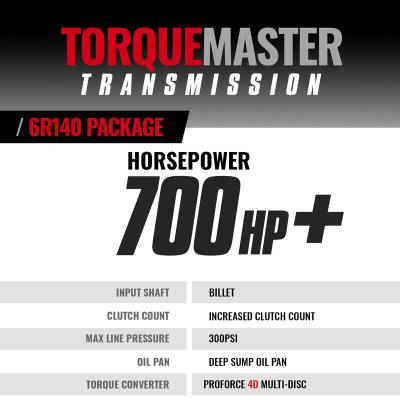 TorqueMaster Ford 6R140 Transmission and Converter Package 6.7L Power Stroke 2011-2016 2WD/4WD BD Diesel