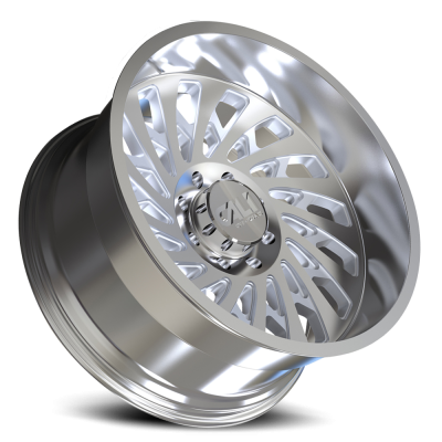 Cast Aluminum Wheels Switchback 9108 PO 22x12 Polished 5 On 139.7 Bolt Pattern -51 Offset Cali Offroad Wheels