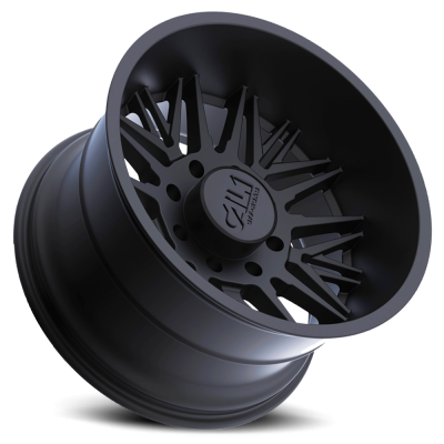 Cast Aluminum Wheels Rawkon 9109 MB 22x12 Matte Black 6 On 139.7 Bolt Pattern -51 Offset Cali Offroad Wheels