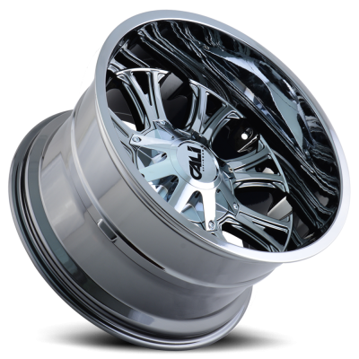 Cast Aluminum Wheels Americana 9101 CH 20x10 Chrome 8 On 165.1/8 On170 Bolt Pattern -25 Offset Cali Offroad Wheels