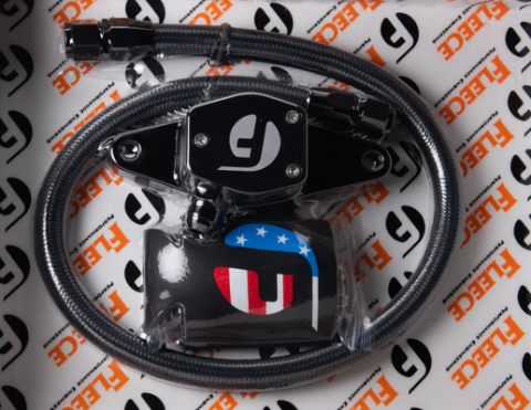 Cummins Coolant Bypass Kit 12V 94-98 with Stainless Steel Braided Line Fleece Performance